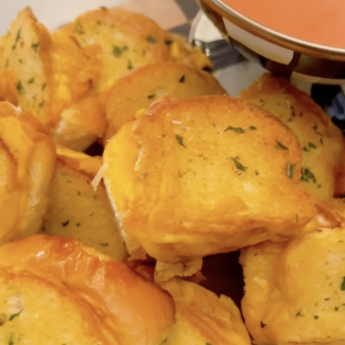 Hawaiian Roll Mini Grill Cheeses - Hand Me Downs